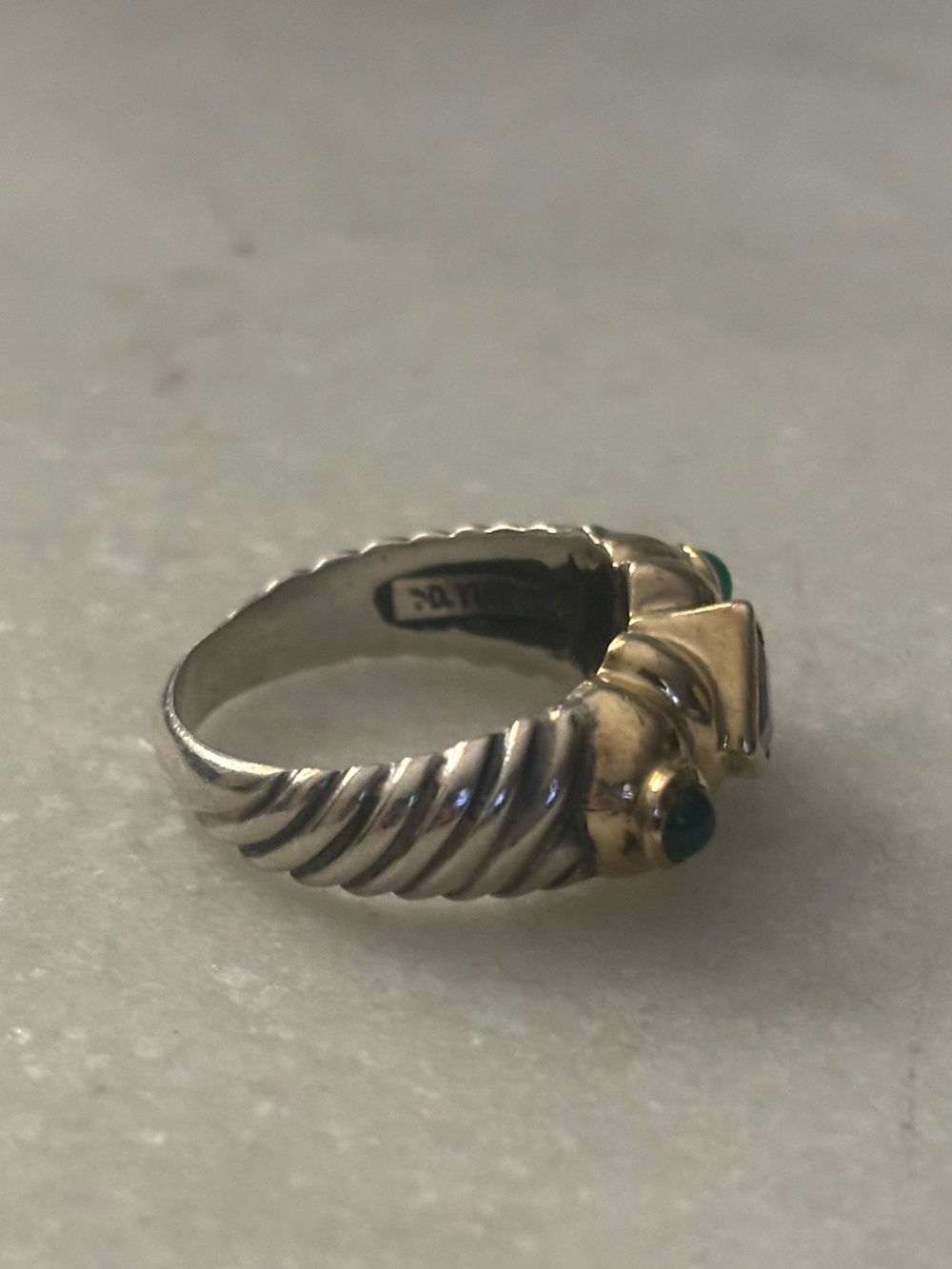 David Yurman Amethyst & Dyed Chalcedony
Renaissance Ring - Picture 4 of 9